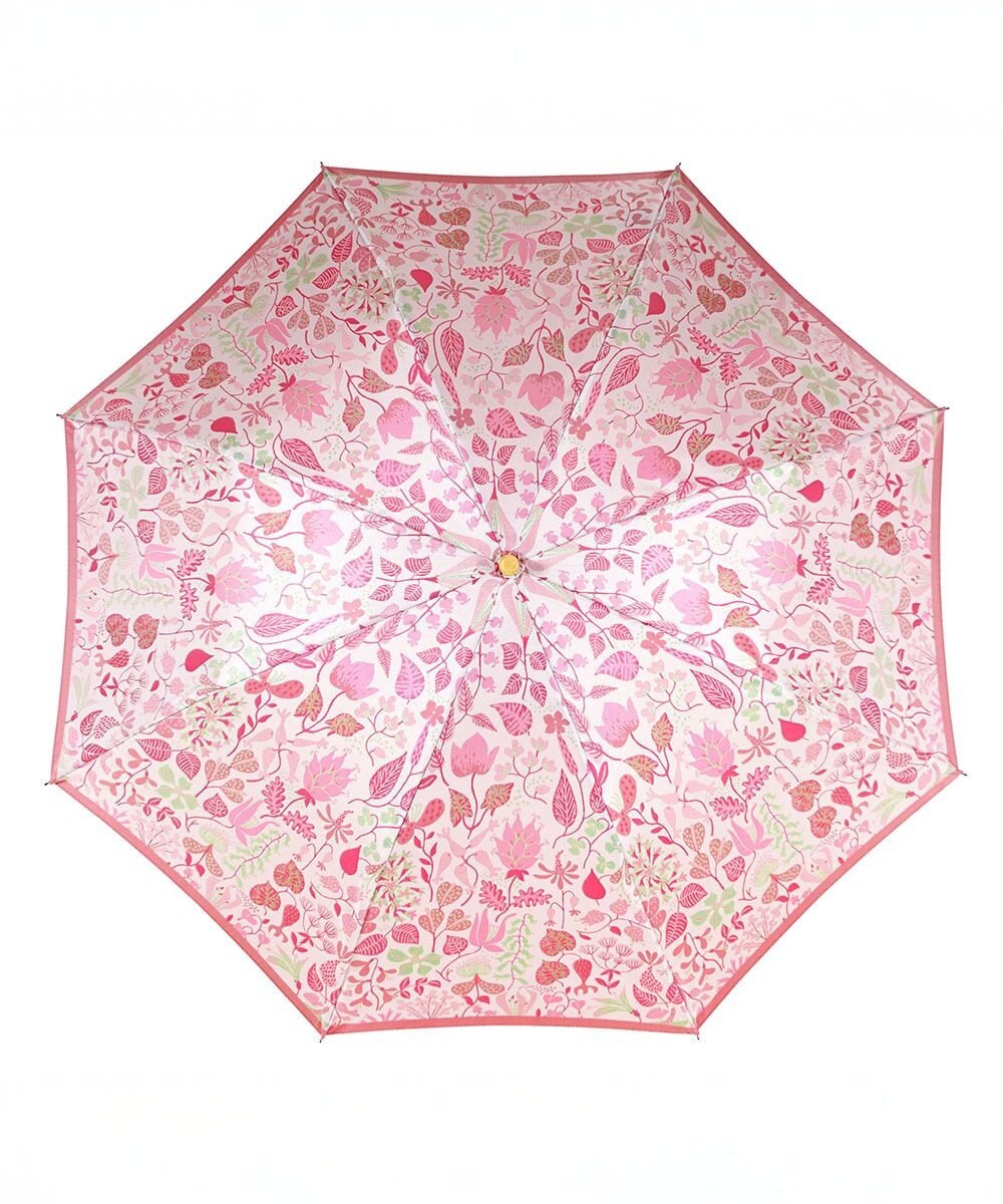 槇田商店 <新柄登場>Stig Lindberg HERBARIUM BRIGHT ピンク 折りたたみ傘 