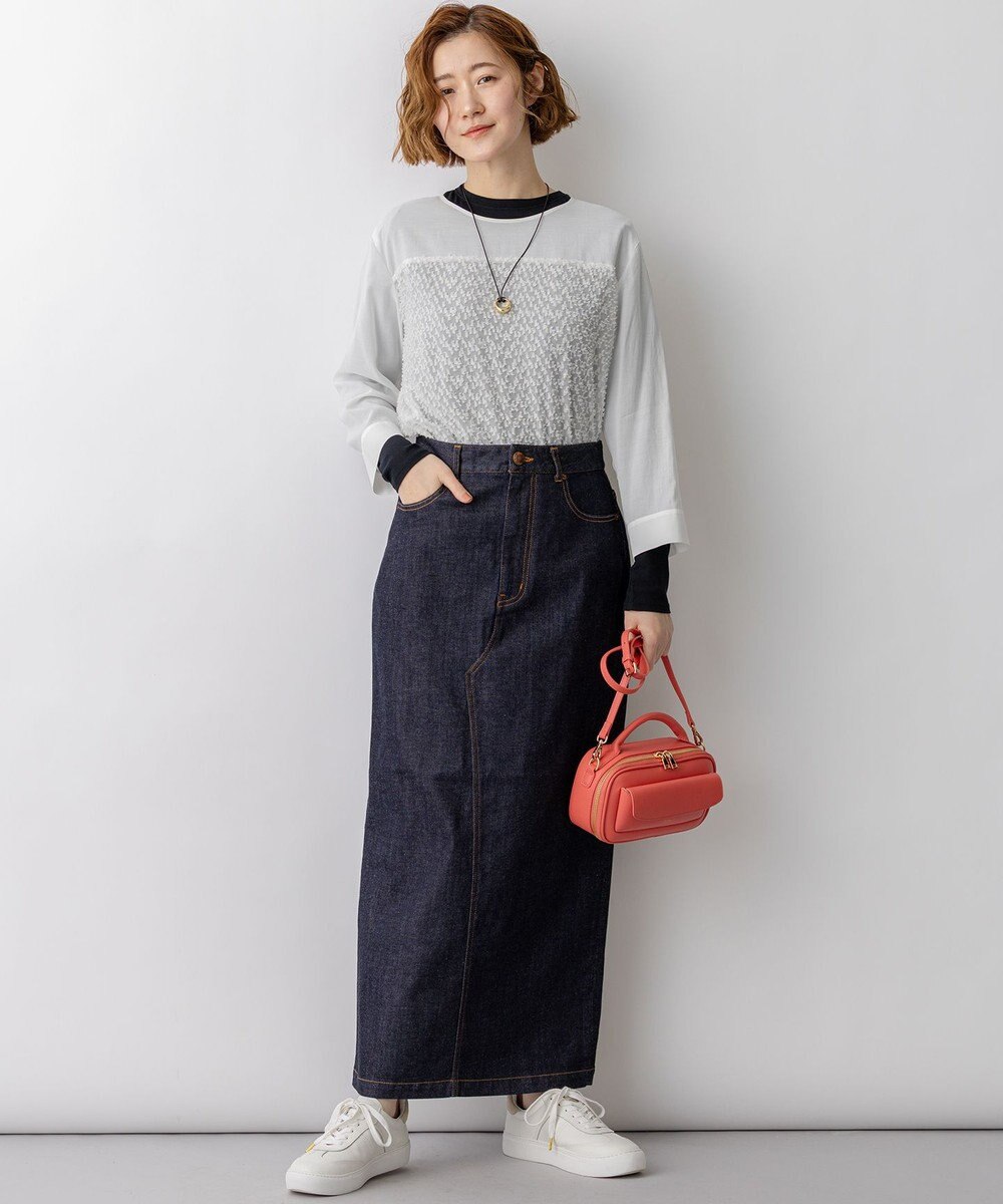 23区 23区DENIM Iライン デニムスカート 