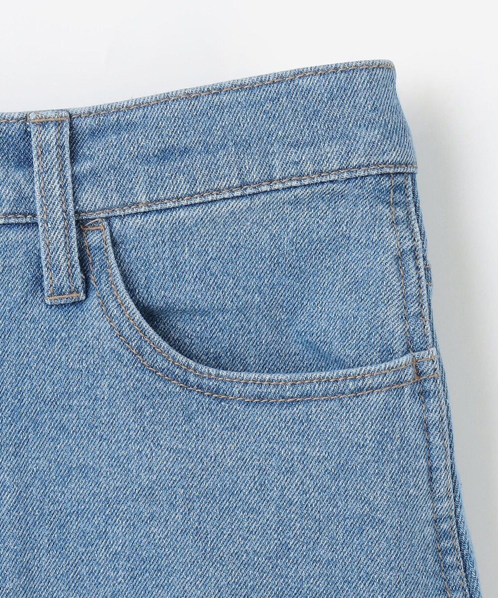 ANY 【洗濯機可能/ストレッチ】フロントスリットデニムスカート 