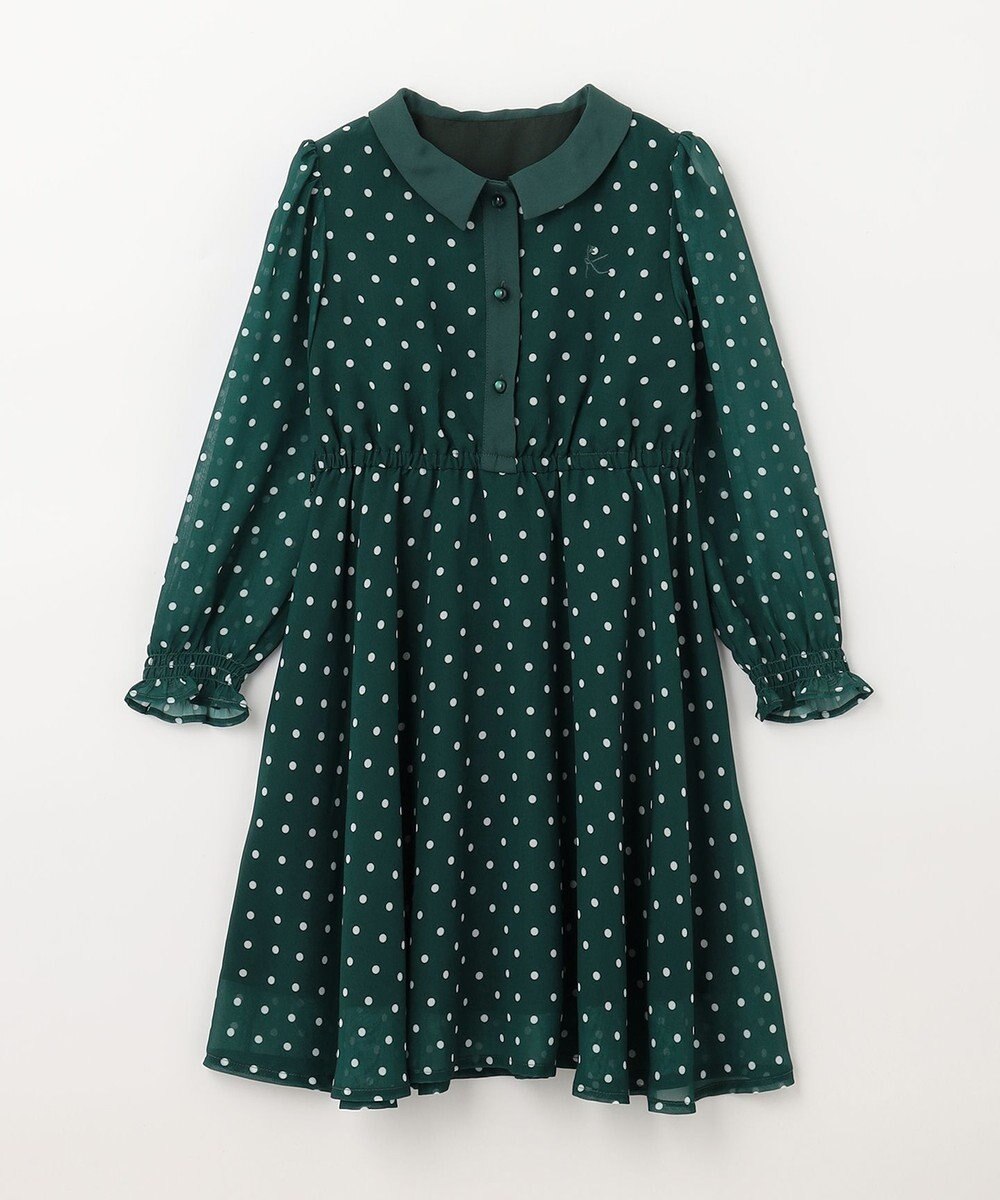 組曲 KIDS 【110-140cm】パリジェンヌドット ワンピース 