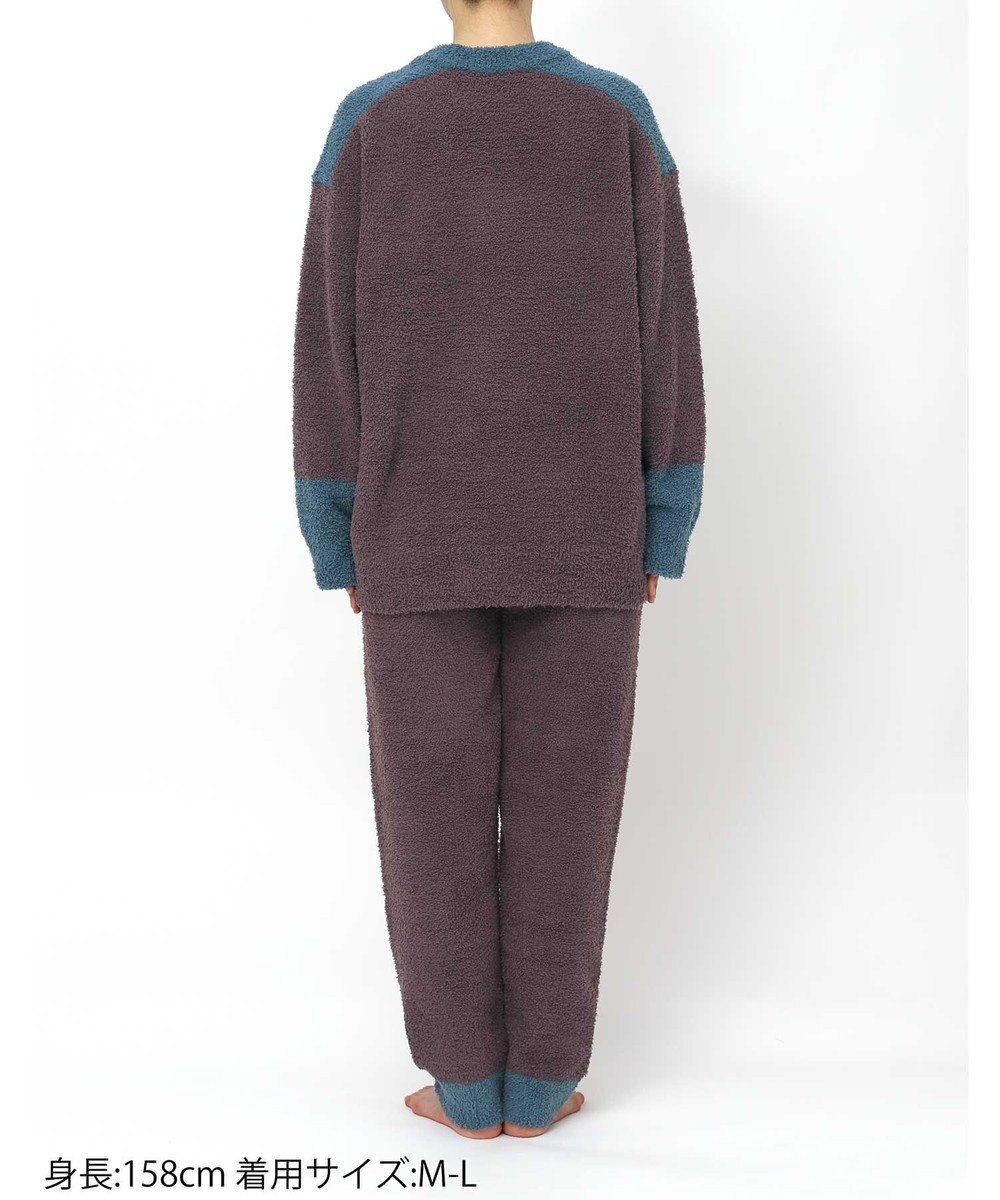 une nana cool カラーブロッキング　プルオーバー＆ロングパンツセット 