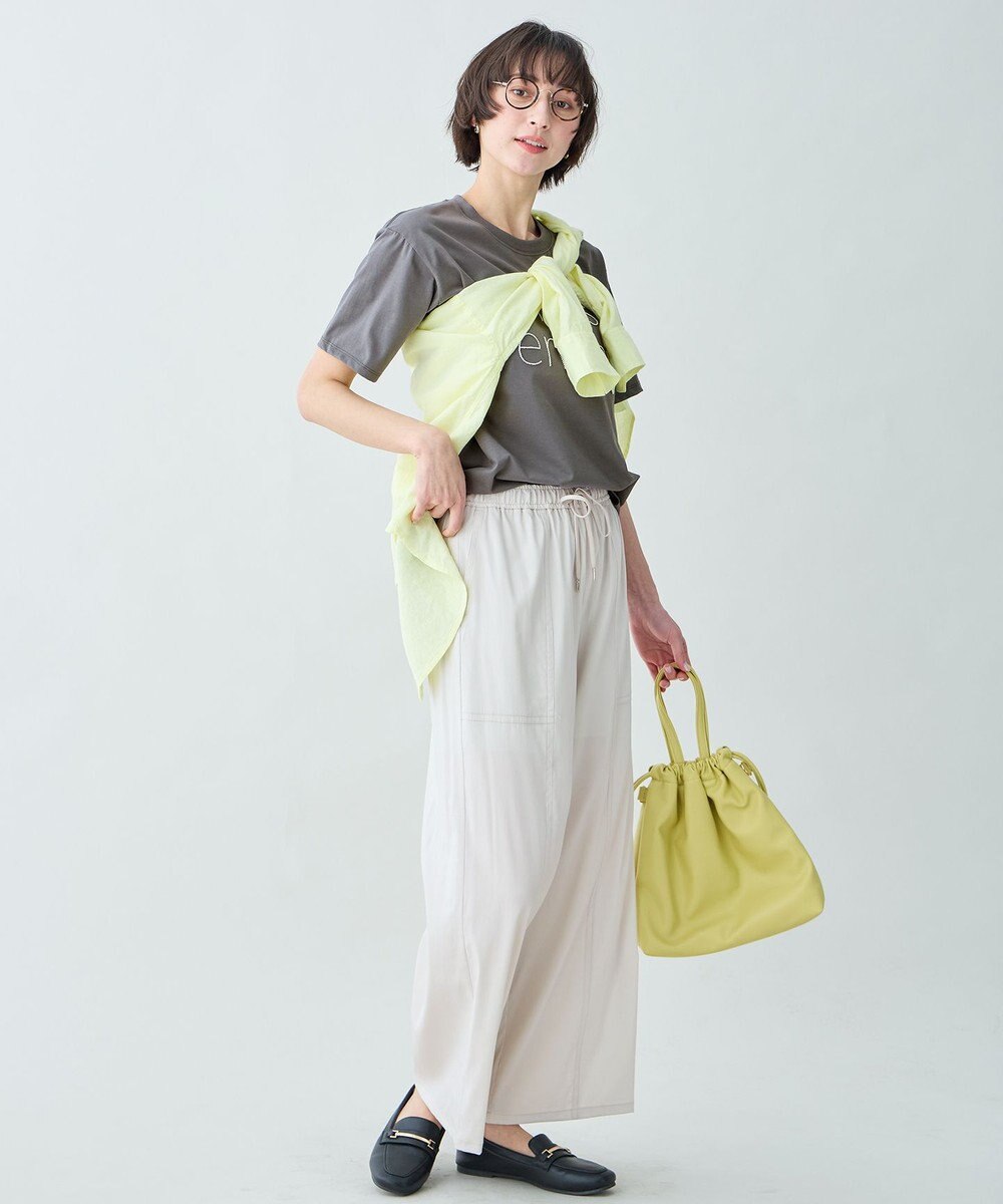 ANY アソートロゴラウンドヘムTシャツ 