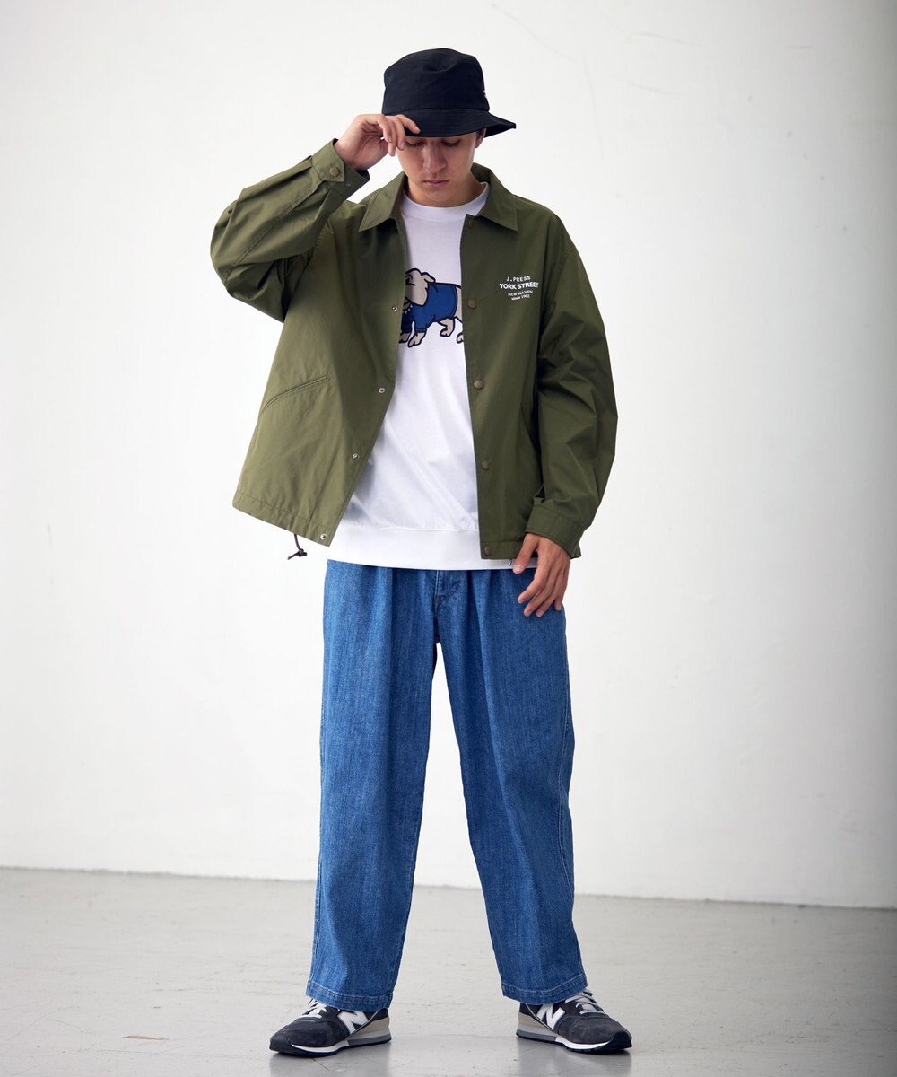 J.PRESS YORK STREET 【UNISEX】ブルドッグプリントTシャツ 