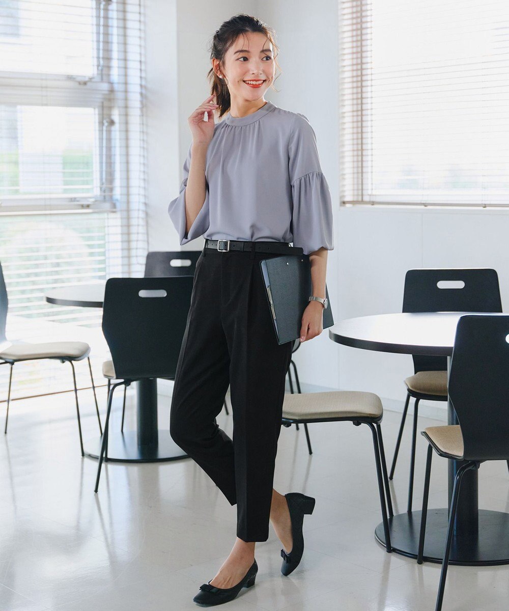 Tiaclasse 【安田美沙子さん着用・撥水】リボンキルティングパンプス　レインシューズ 