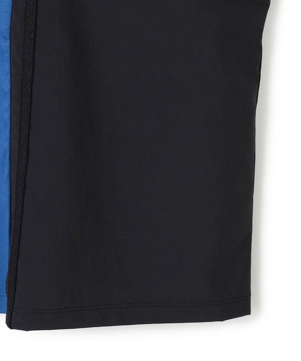 ICB L 【接触冷感・UVケア・洗える】シルケットスムースコンビ バイカラーカットソー 