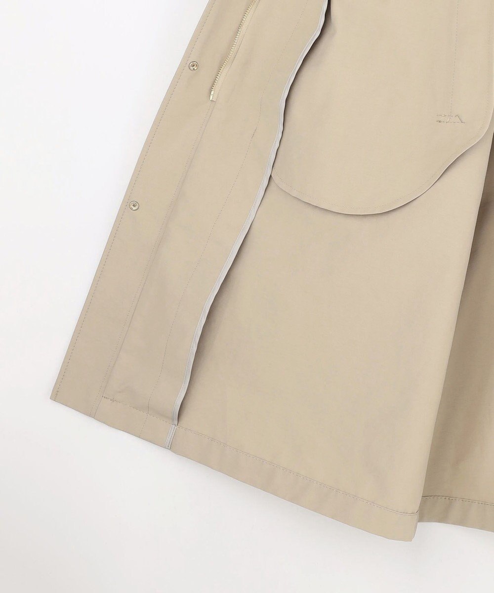 自由区 S コットンナイロンタッサースタンドカラー コート 