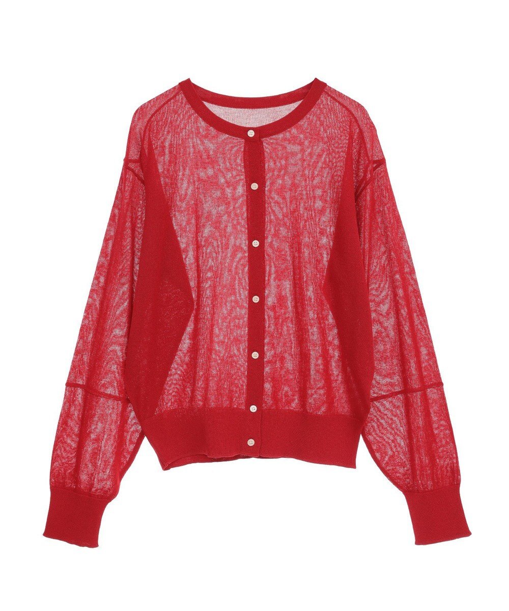 earth music&ecology ＳＥＴ２点シアーニットプルオーバー＋カーディガン 