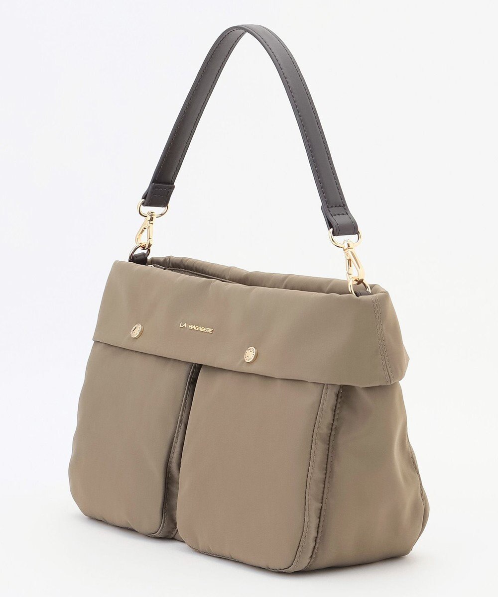 LA BAGAGERIE ダブルフロントポケット2WAYショルダー 