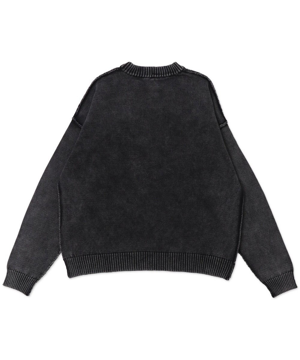 WEGO 【ユニセックス着用ITEM】ピグメントロゴニットプルオーバー 