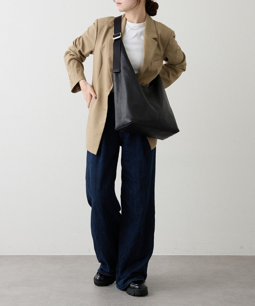 russet レザーホーボーバッグ L(CE-1654) 