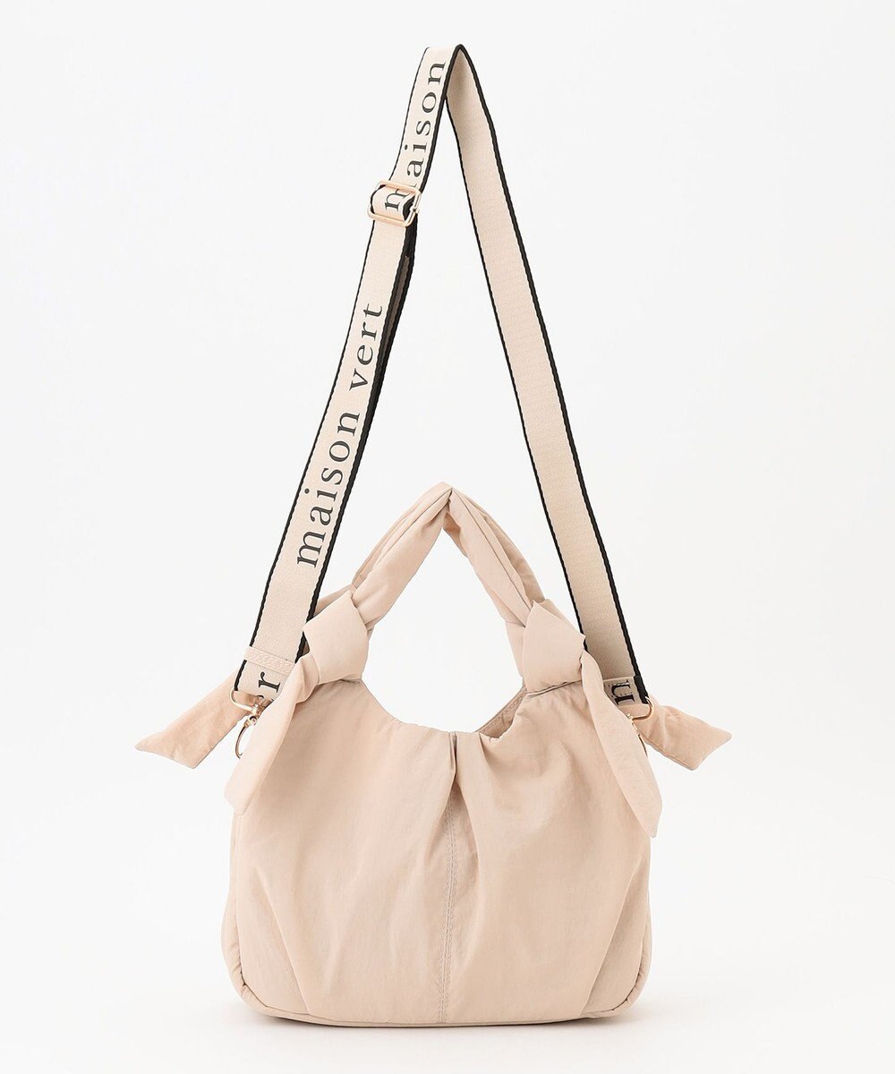 LA BAGAGERIE 【maison vert】 【撥水】リボンフワフワ２WAYトート 