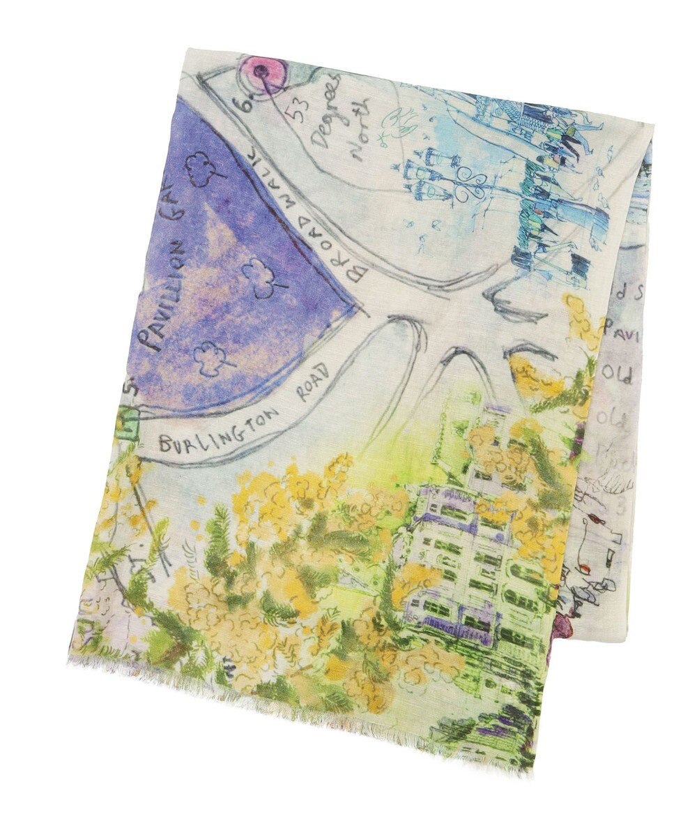 MOONBAT ハナト (Hanato) シルクコットンストール タウンマップ 