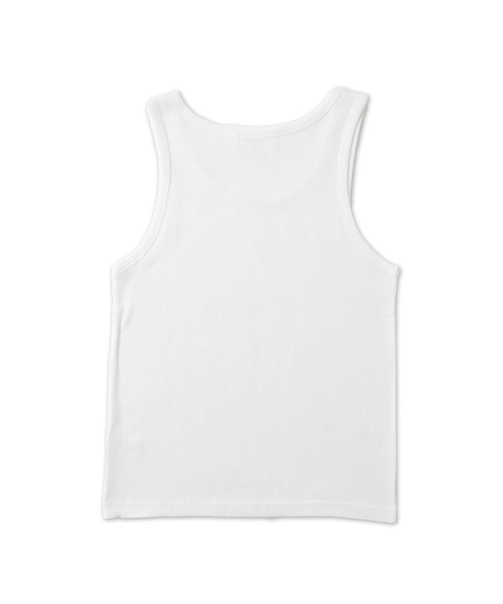 WEGO 【綿100%】リブタンクトップ 