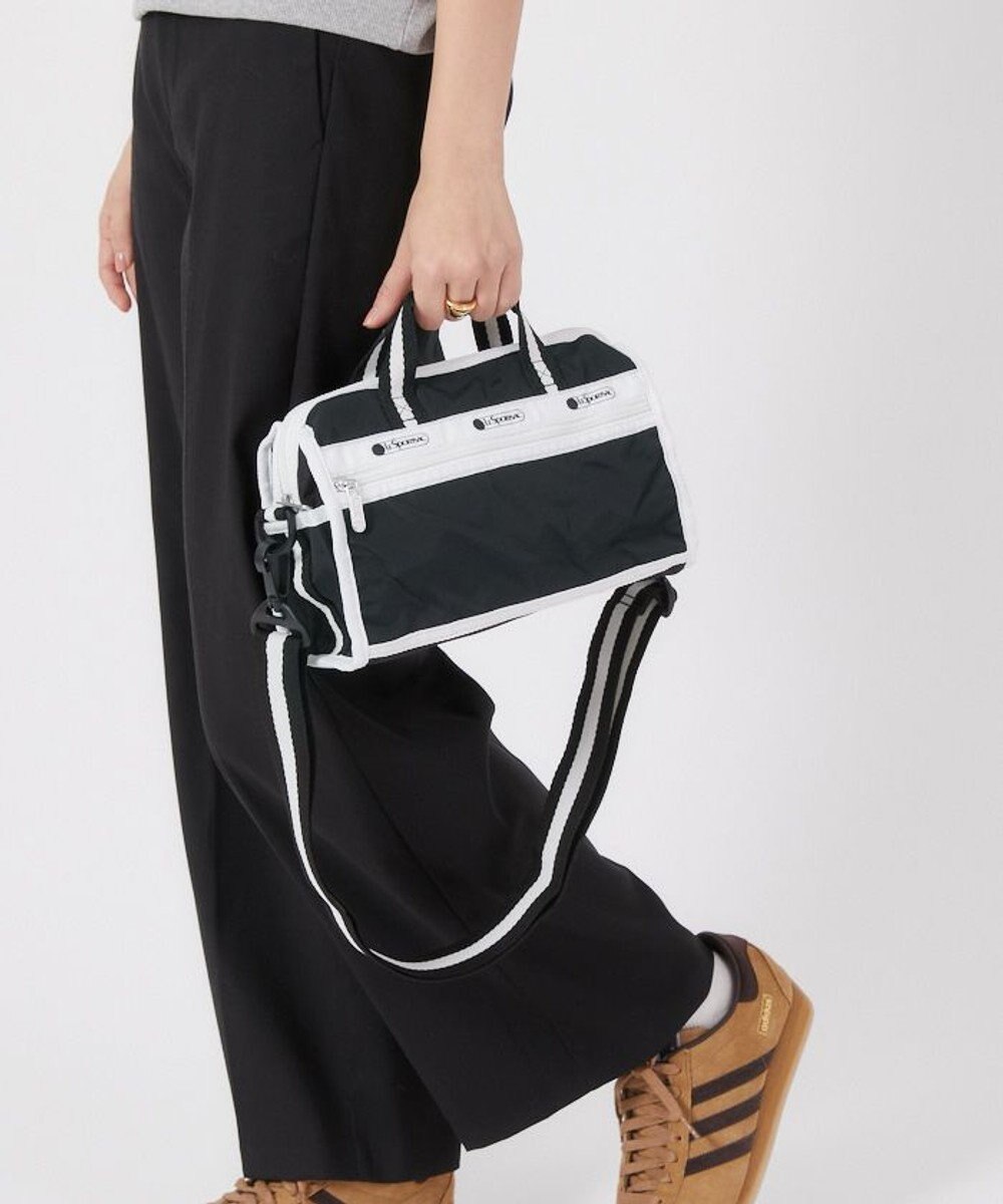 LeSportsac MINI DUFFEL CROSSBODY/スペクテイターブラック 