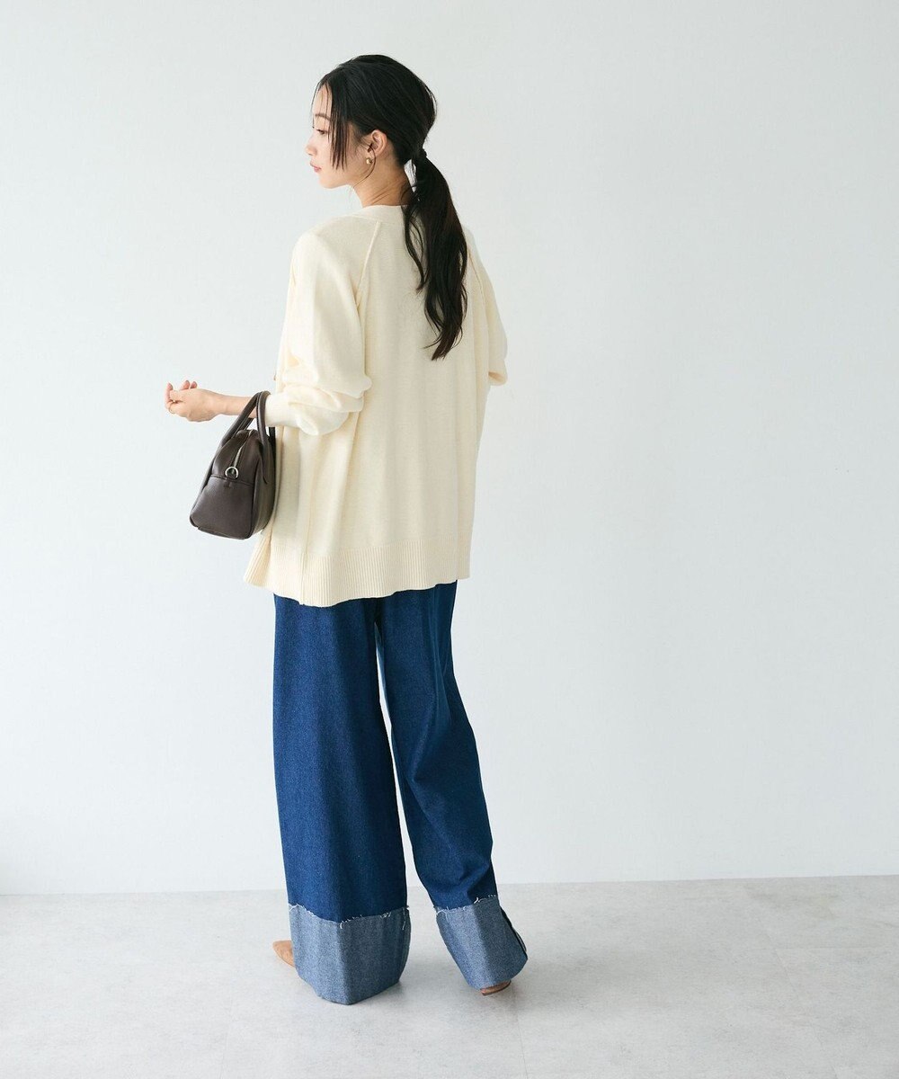 CRAFT STANDARD BOUTIQUE アウトリンキングニットカーディガン 