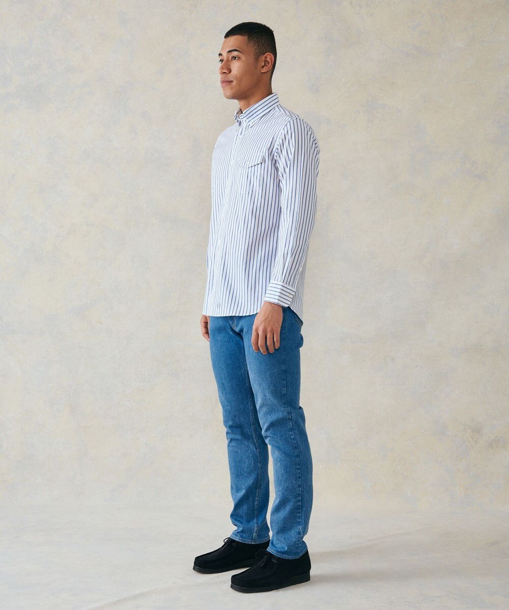 J.PRESS MEN ドビーマルチストライプ シャツ 