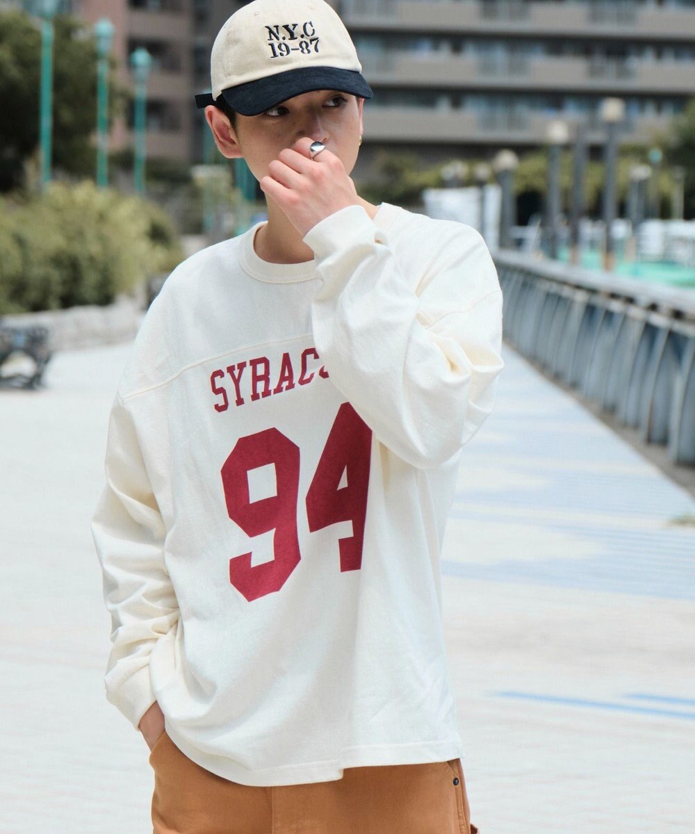 WEGO 【ユニセックス着用ITEM】ナンバリングフットボールBIG　T（LS） 
