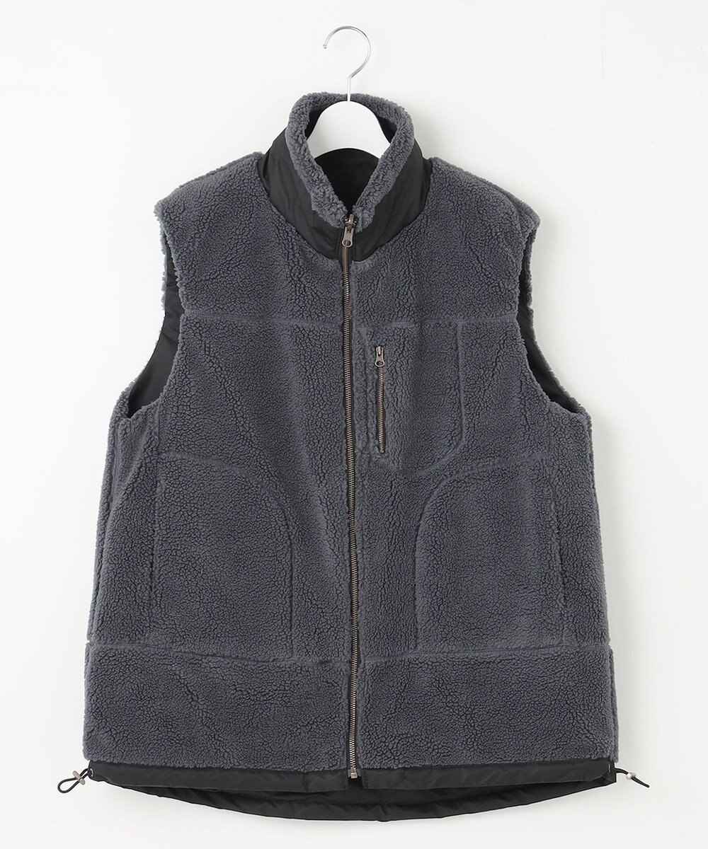 23区 S 【SLOW/一部店舗限定】リバーシブルボアコンビ ベスト 