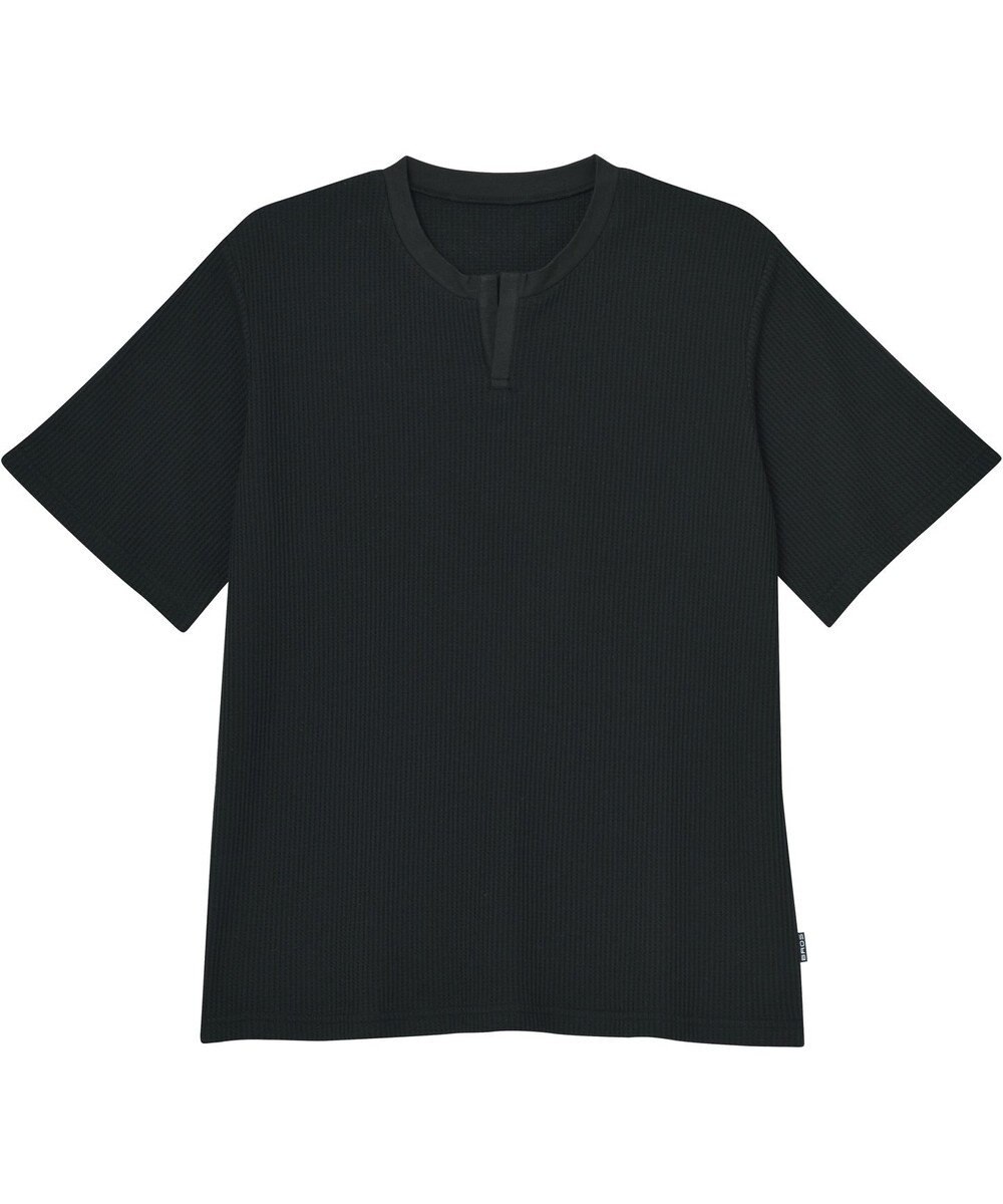 WACOAL MEN WEB限定　ルームウェア　半袖　ひざ上丈　綿混（本体）　前閉じ　/ブロス　GH3300 