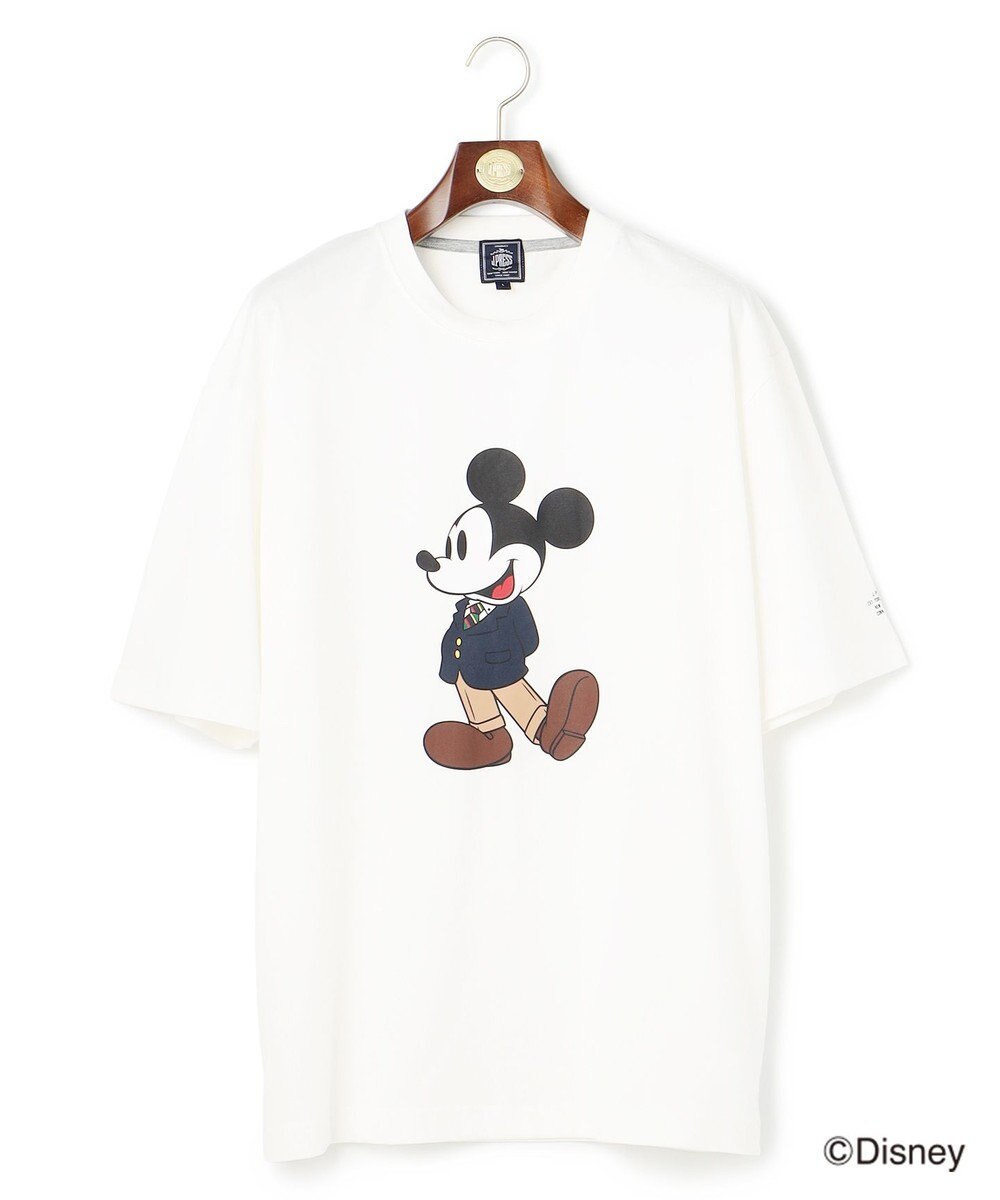 J.PRESS MEN 【DISNEY COLLECTION】【UNISEX】フロントイラストTシャツ / ミッキーマウス 