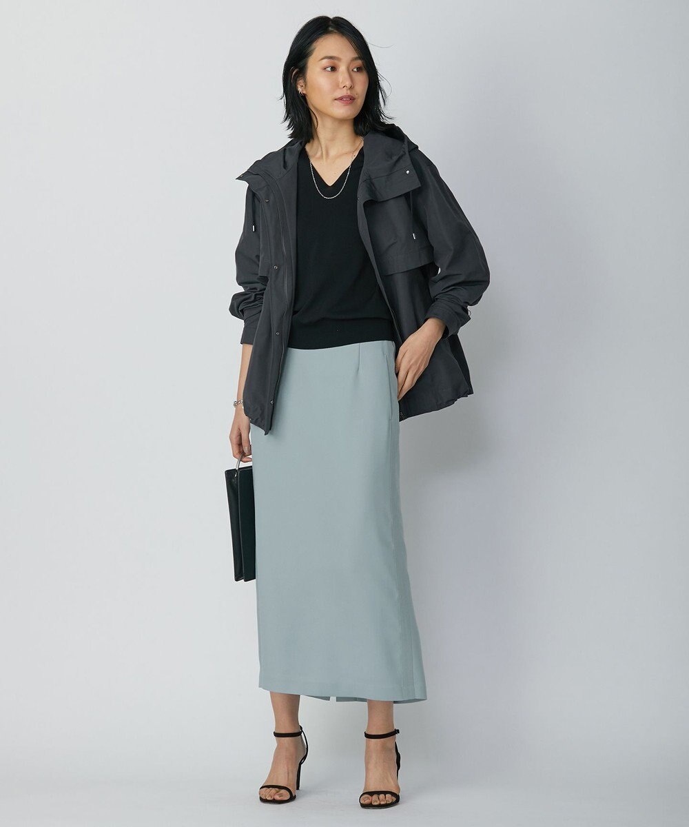 ICB 【WEB限定カラーあり・洗える】 FluidBackSatin スカート 