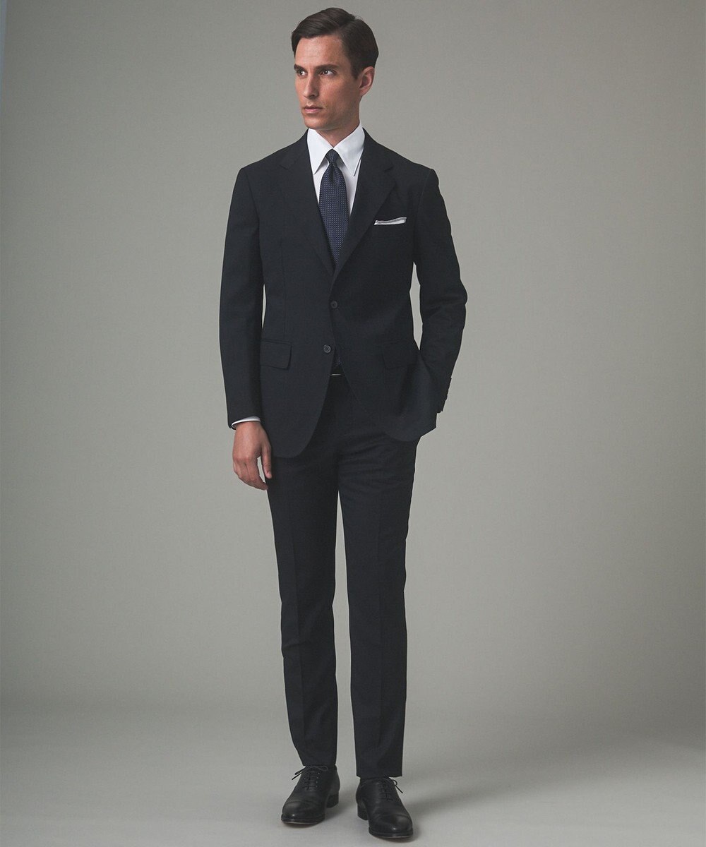 GOTAIRIKU 【形態安定/コンバーチブルカフス仕様】PREMIUMPLEATS_レギュラーカラー 通年ドレスシャツ 