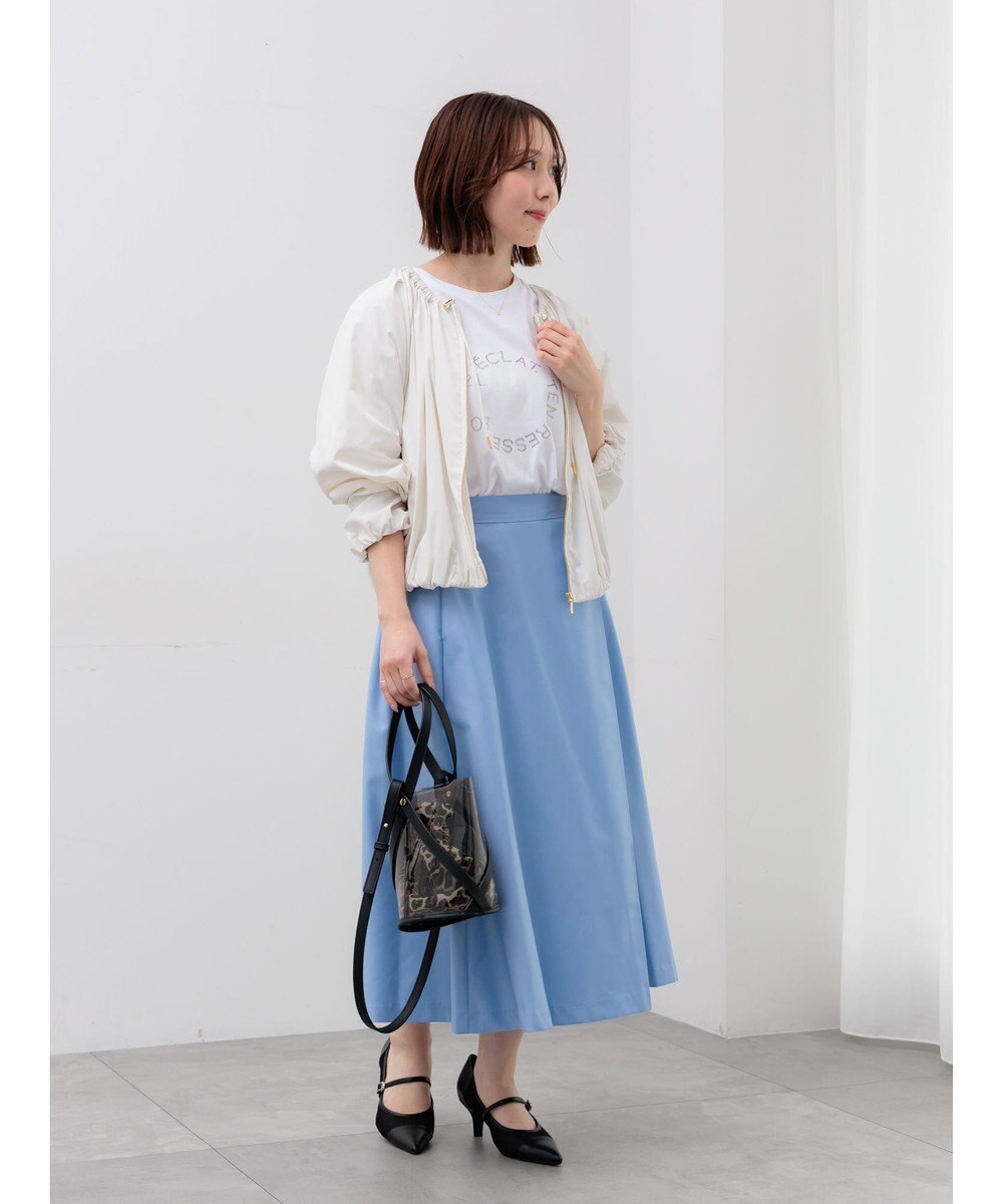 Te chichi ラインストーンサークルロゴTシャツ 