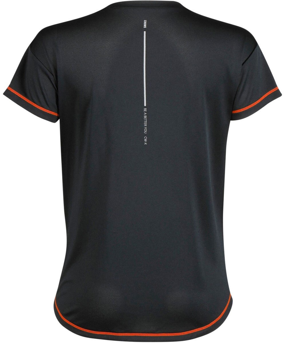 CW-X 【WOMEN】 CW-X 【CHUMS (チャムス)コラボ】 レディーストップス 薄軽ランニングシャツ 吸汗速乾(本体) UVカット率90％以上(本体) 3分袖 半袖 レディース LNY510 /ワコール 