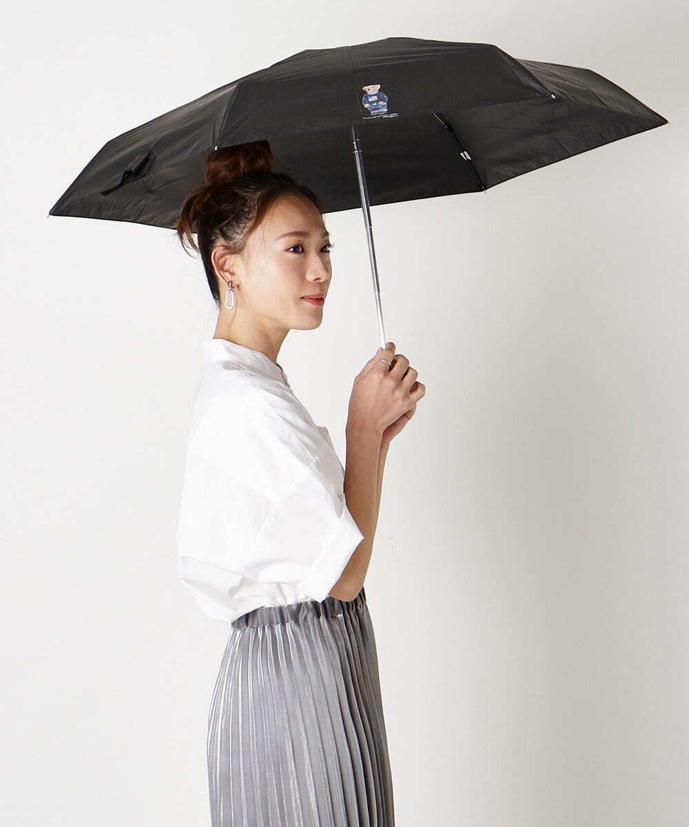 MOONBAT 【WEB限定】POLO RALPH LAUREN(ポロ ラルフローレン) 晴雨兼用日傘 折りたたみ傘 コンパクト ポロベア 一級遮光 遮熱 UV 