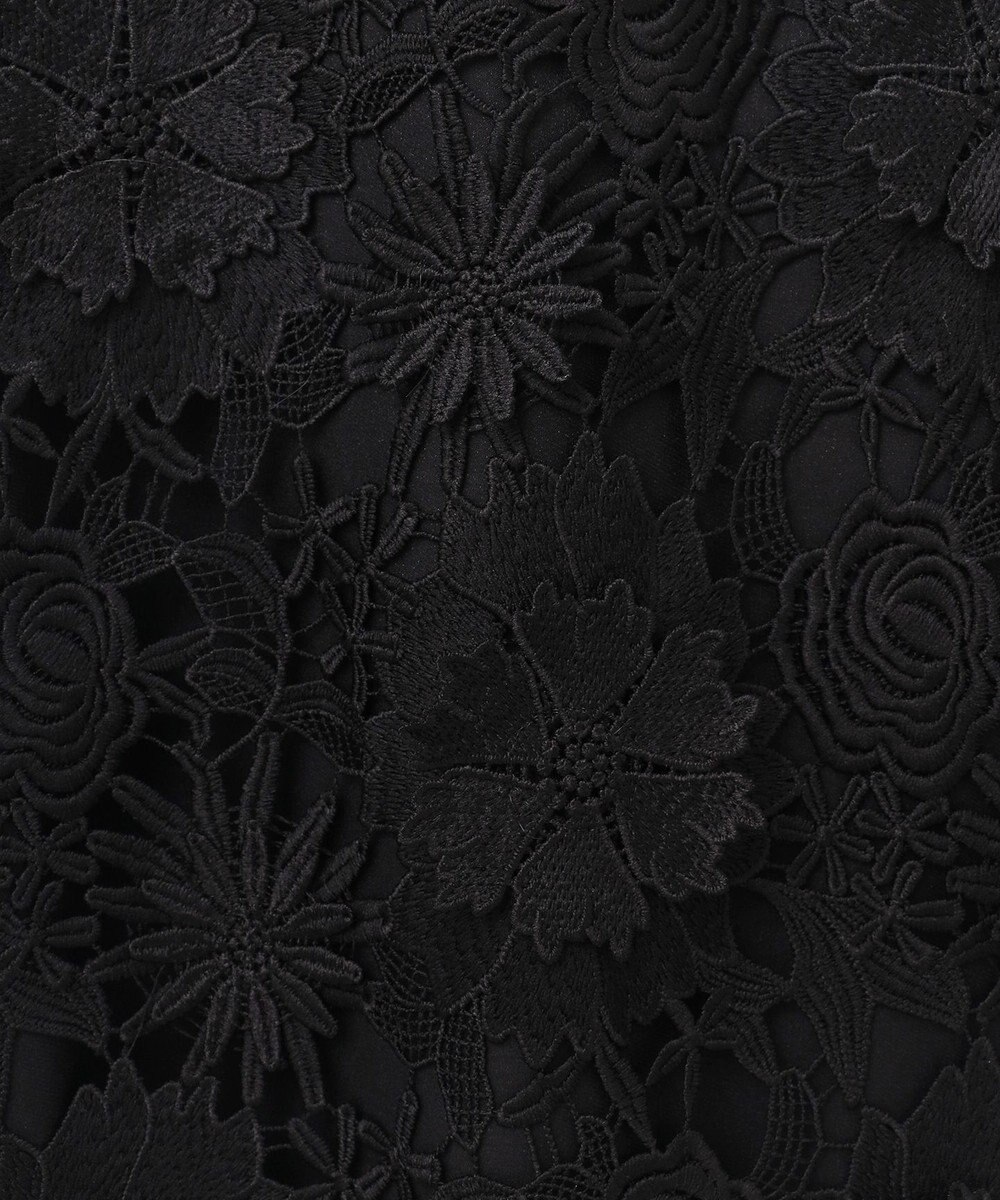 GRACE CONTINENTAL ケミカルフラワーレースワンピース 