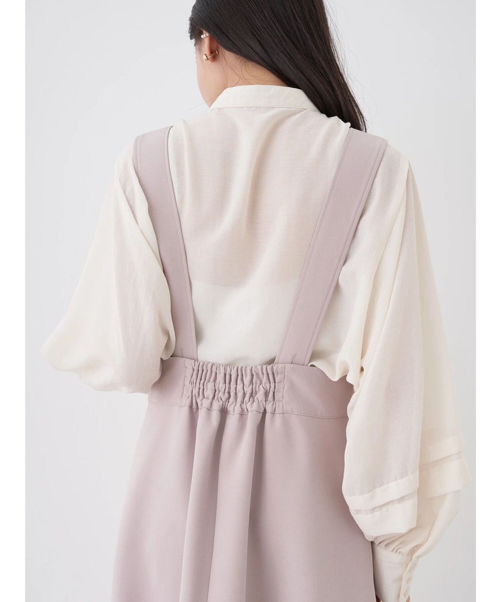 earth music&ecology Ｖネック切替ジャンスカ 