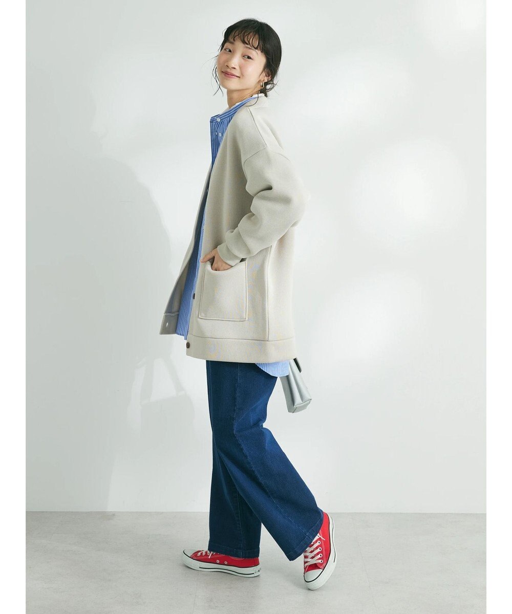 CRAFT STANDARD BOUTIQUE ニットフリースＶネックカーディガン 