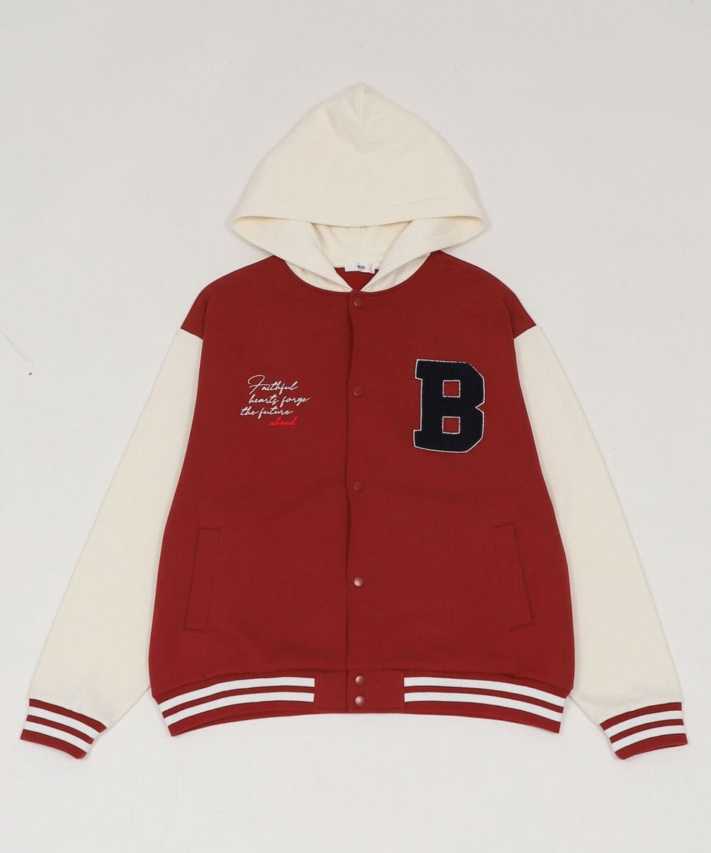 WEGO 【ユニセックス着用ITEM】スウェットフードスタジャン 