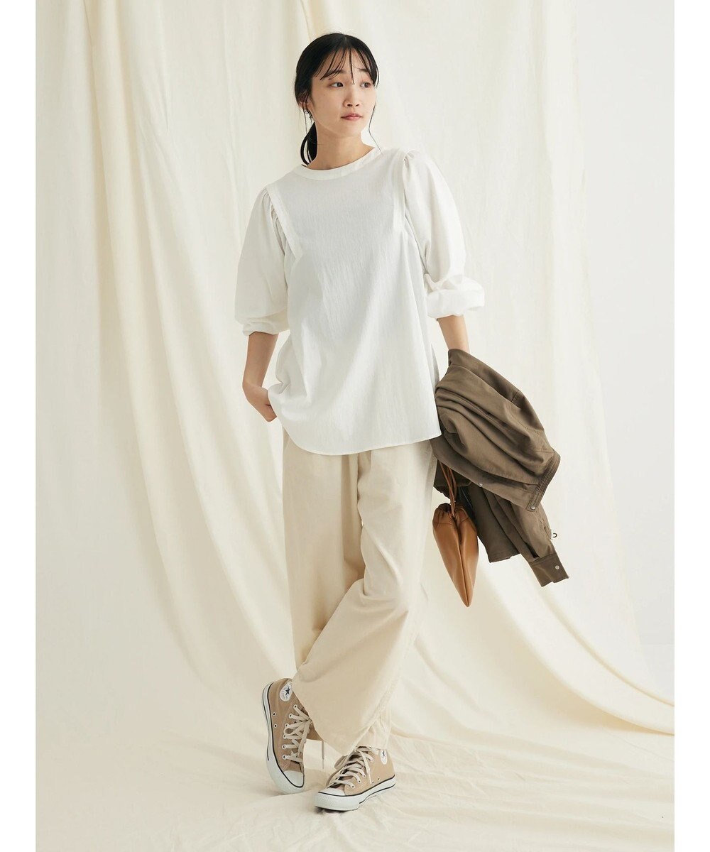 CRAFT STANDARD BOUTIQUE レーヨンデシンドルマンブラウス 