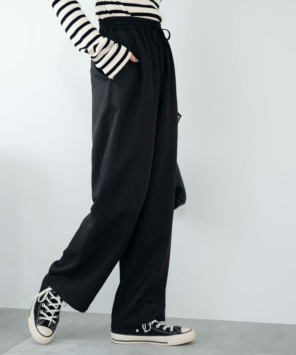 WEGO 【ウエストゴム/手洗い可】カラーイージーパンツ 