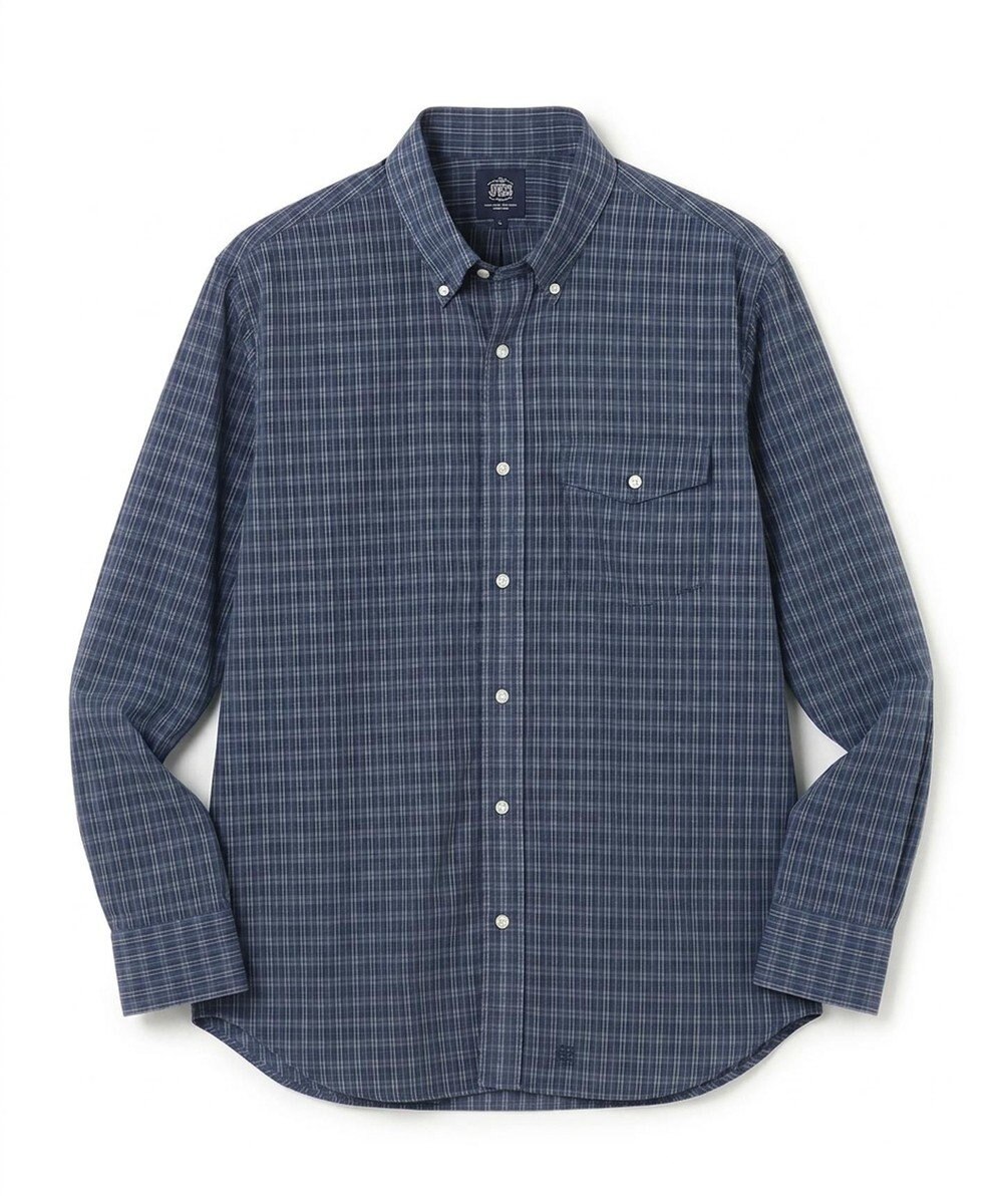 J.PRESS MEN 【こだわりの逸品】シアージャカードチェック シャツ / B.D. 