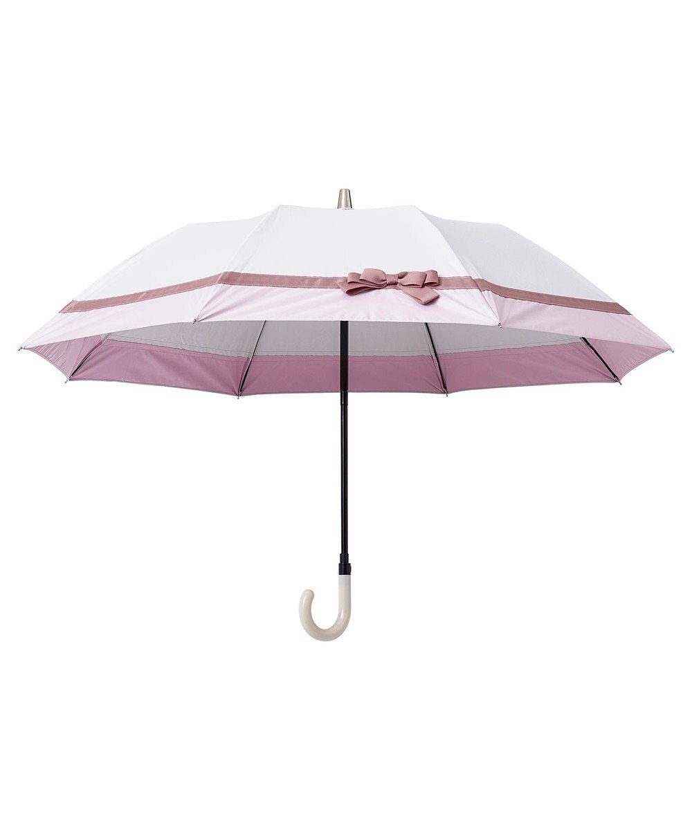MOONBAT 【日傘】エスタ (estaa) Beauty shield折りたたみ傘リボン 