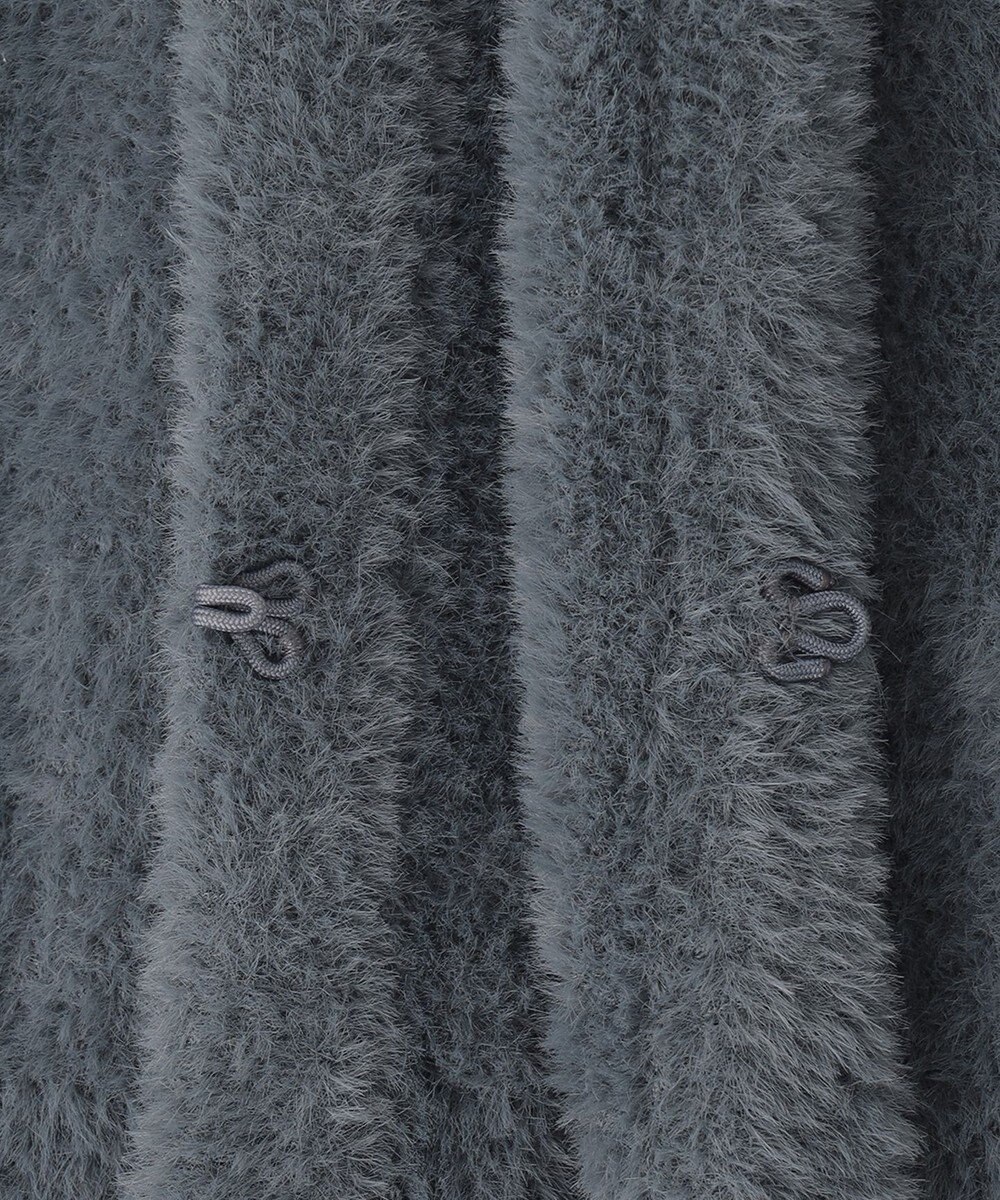 ANY SIS シャギーニット カーディガン 