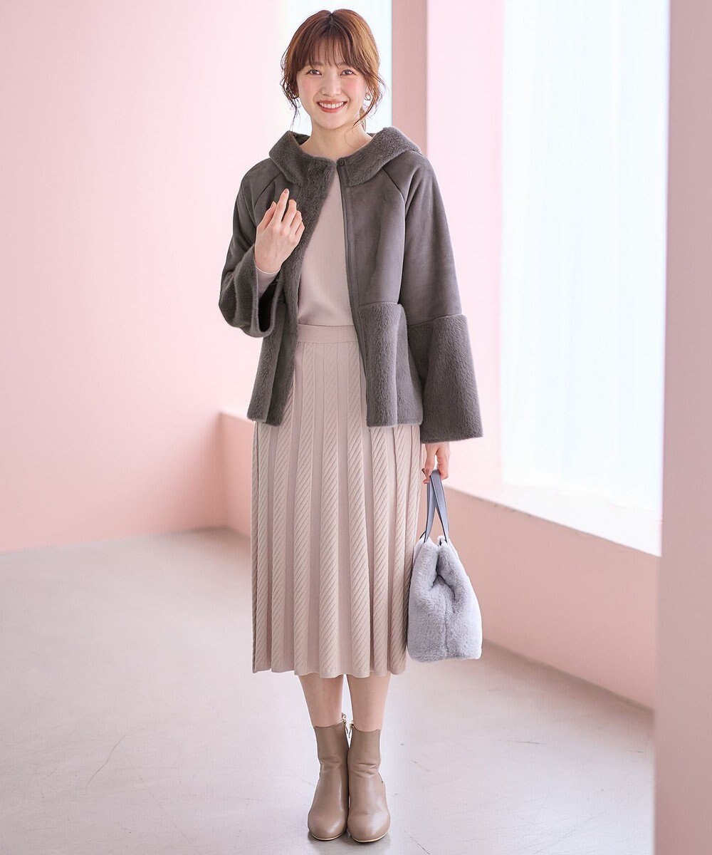 ANY SIS 【2SET】ニットスカート セットアップ 