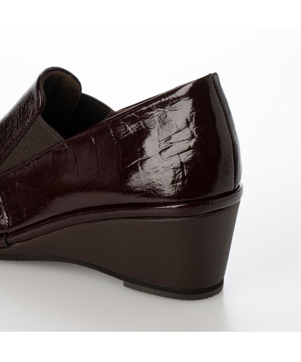 MODE ET JACOMO <D'ICI>ウェッジヒールサイドゴアスリッポンシューズ 