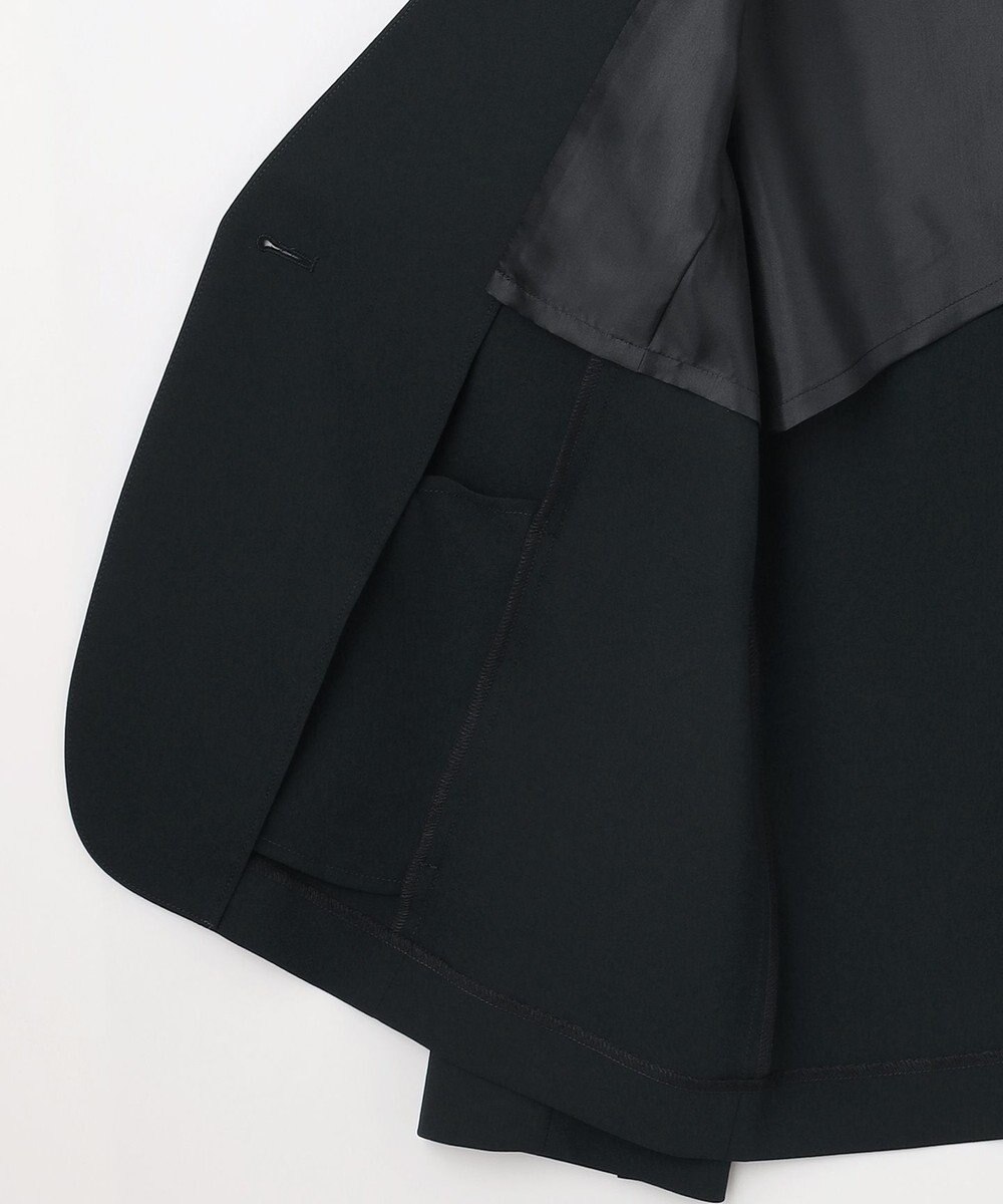 J.PRESS LADIES 【セットアップ対応・人気素材】Light ジョーゼット ノーカラー ジャケット 