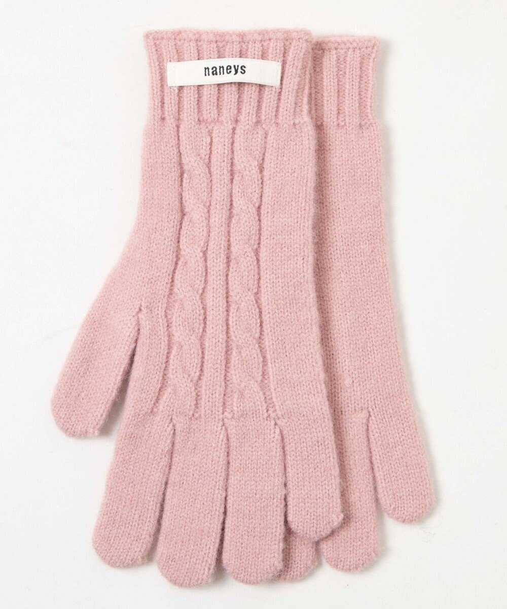 WEGO ケーブル編みグローブ 