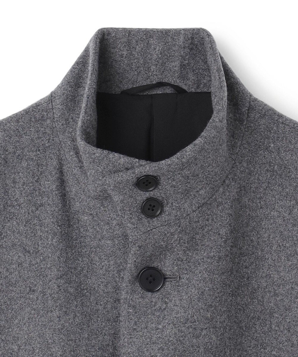 JOSEPH HOMME 【新素材】ライトウールシャギー　スタンドカラーシングルブレストコート 