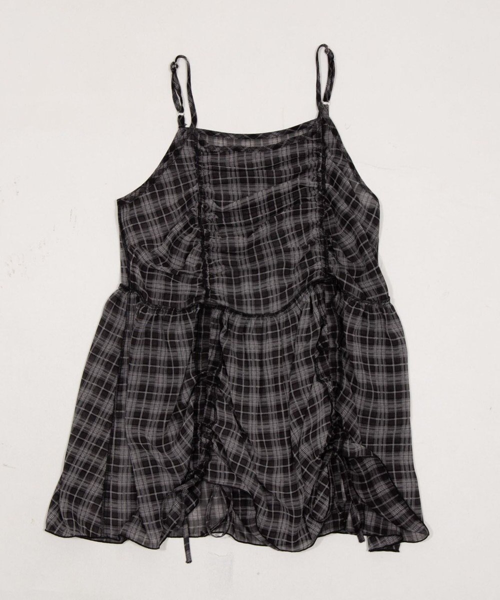 WEGO ドロストデザインキャミワンピース 