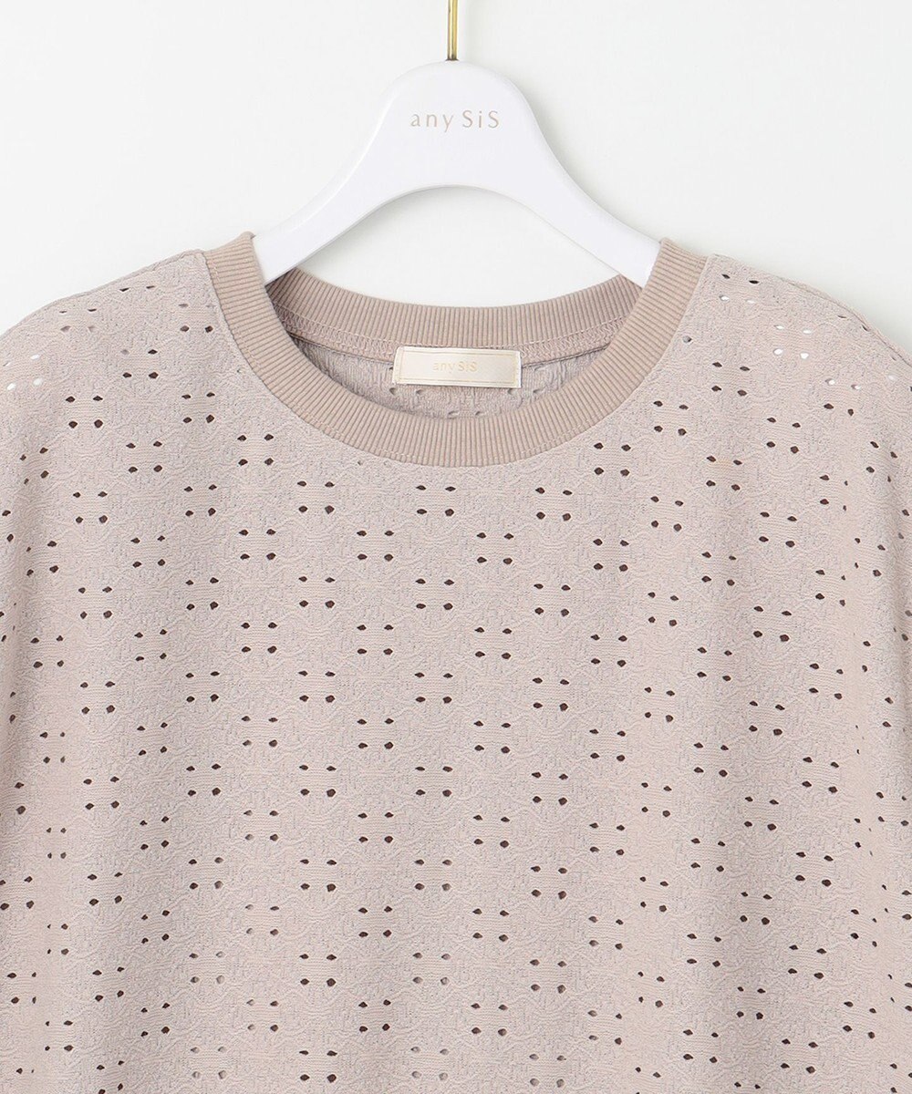 ANY SIS レーシージャカード カットソー 