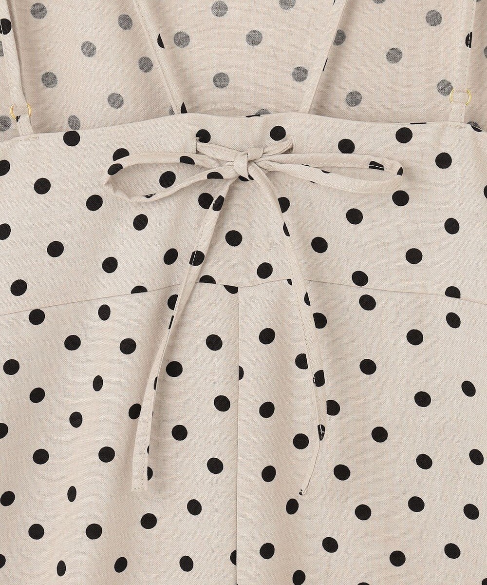 ANY 【洗濯機可/着丈調整可】ドットプリント サロペット 