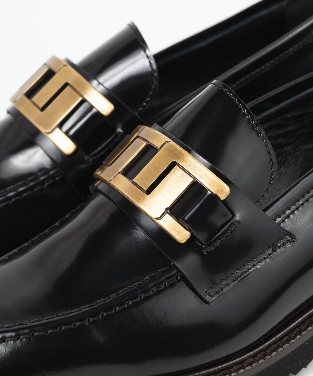 BONTRE 【LucaGrossi/ルカグロッシ】厚底幾何学ビットローファー/K072M TAL-UA 