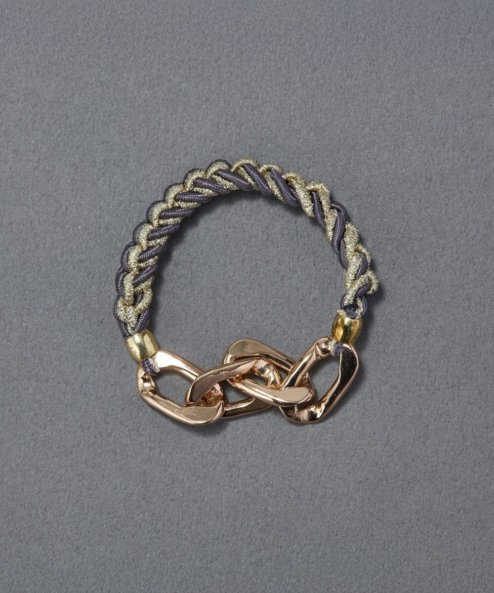 Phoebe 2wayツイストメタルヘアブレス　グレー 