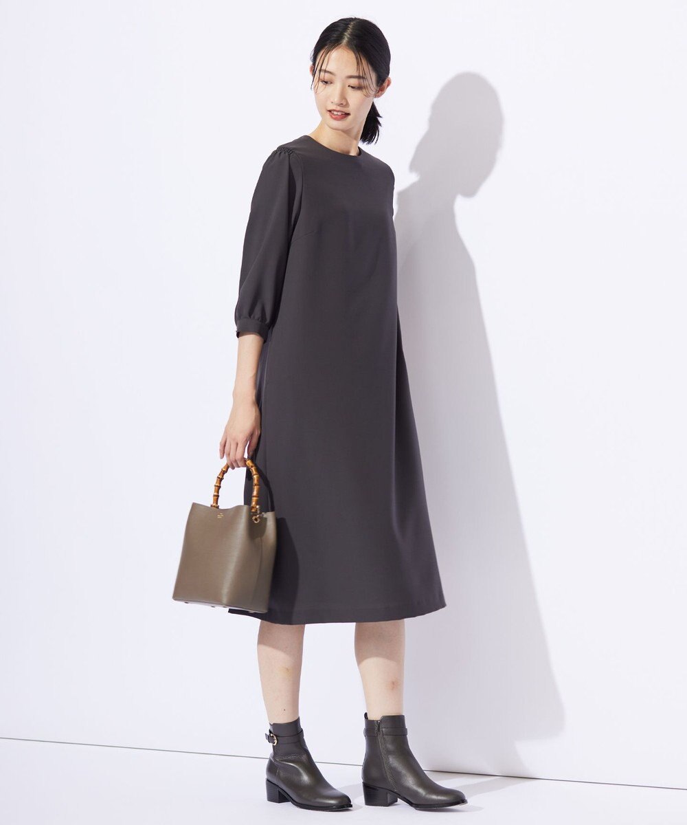 J.PRESS LADIES L 【WEB限定カラーあり・洗える】RELAXIONツイル ワンピース 