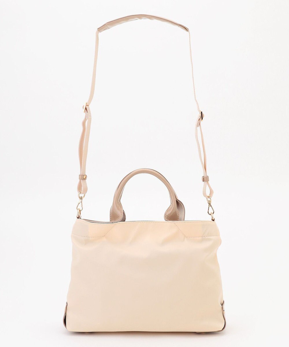 LA BAGAGERIE ツイルナイロン×エナメル 2WAYトートバッグ Sサイズ 